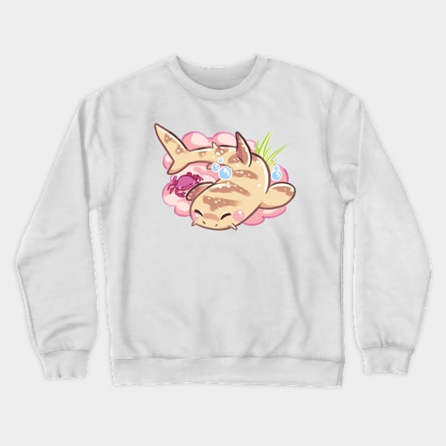 Sleepy Shark Crewneck Sweatshirt by ShoonaBee